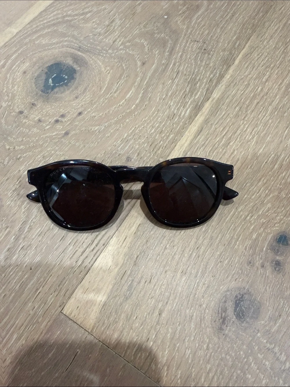 Authentic Tortoiseshell Round Sunglasses - AS IS no box